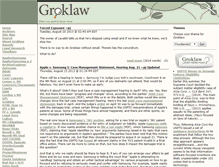 Tablet Screenshot of groklaw.net
